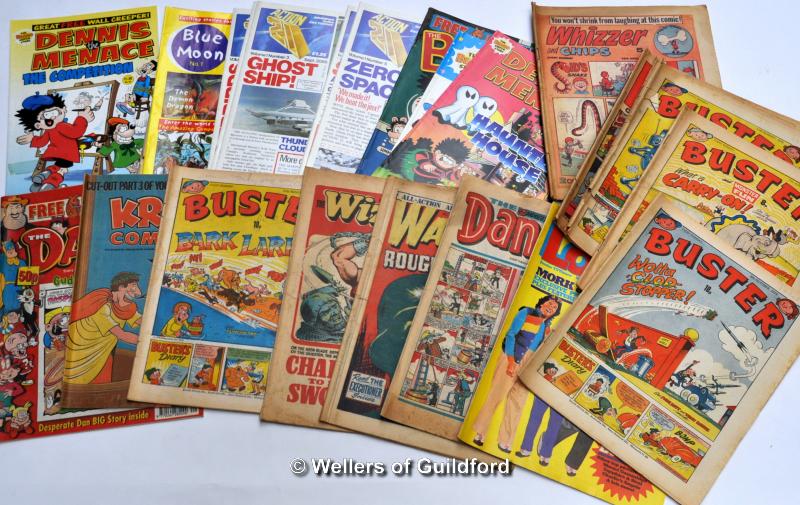 A mixed collection of comics, magazines, books and annuals including Rupert the Bear, Tintin, - Image 4 of 8