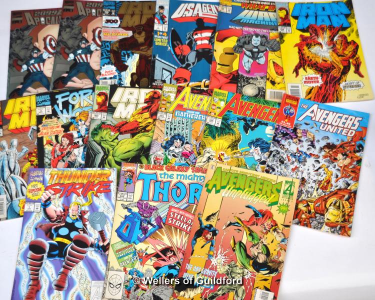 Marvel Comics - approximately 70 x mixed Marvel Comics including Iron Man, Thor, Ghost Rider, - Image 2 of 9