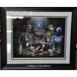 *JJ Adams Droids Poker Print Sold Out Piece (Lot subject to VAT)