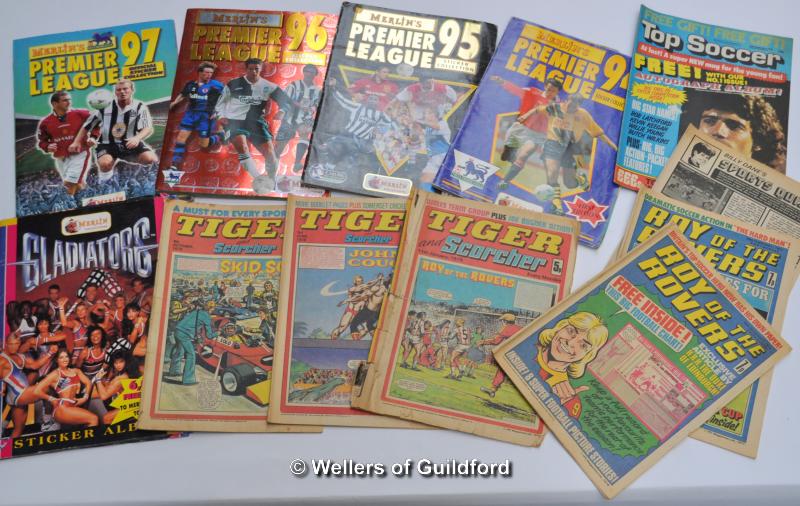 A mixed collection of comics, magazines, books and annuals including Rupert the Bear, Tintin, - Image 3 of 8