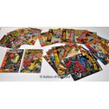 Marvel comics - Spiderman, a collection of 34 x 1970s Spiderman comics and weekly comics including