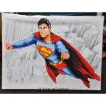 *Christopher Reeve Superman - Gallery Grade Canvas Wall Art (Lot subject to VAT)