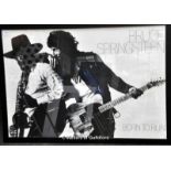 Bruce Springsteen - framed and glazed Born to Run original 1975 poster 113.