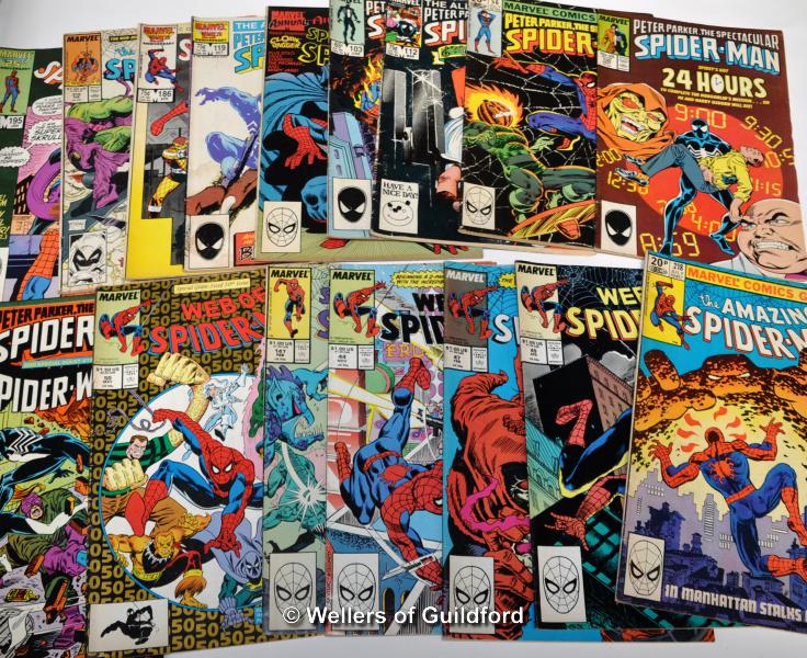 Marvel comics - Spiderman, a collection of approximately 50 Spiderman comics from the 1980's and - Image 8 of 8
