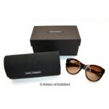 *Dolce & Gabbana sunglasses, DG4243 Havana, with case and box (Lot subject to VAT)