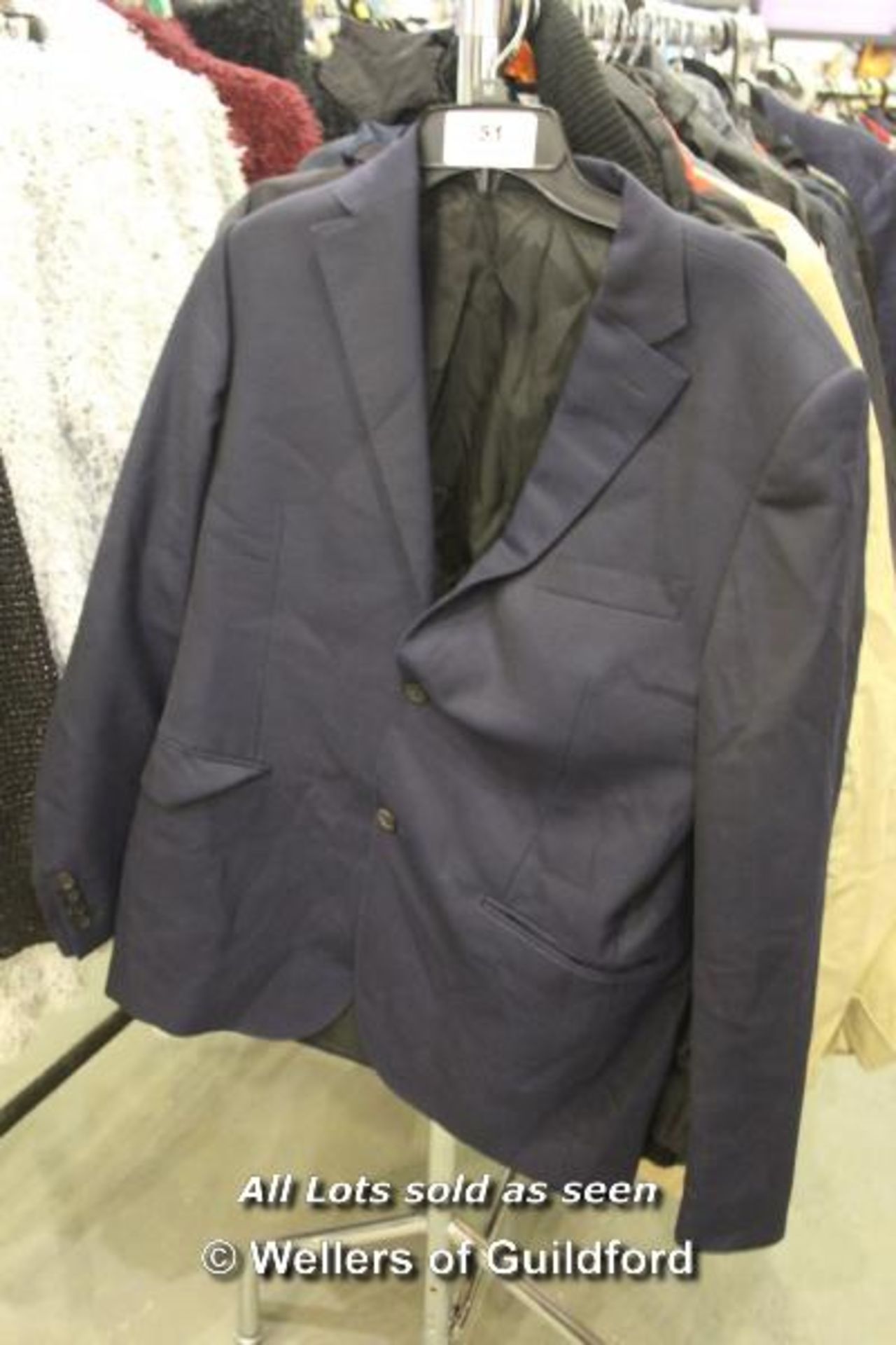 *GENTS GIVENCHY PARIS NAVY SUIT JACKET