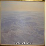 *Tim Storrier, 'Altitude Landscape', a desert scene, oil on canvas, signed, 1977, label verso, 195 x