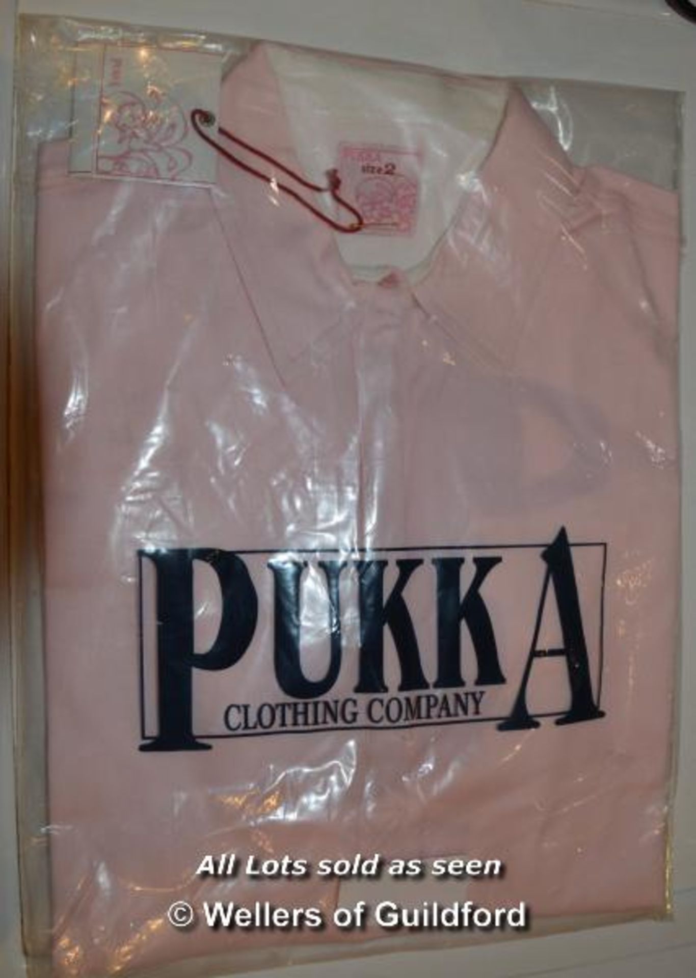 LADIES NEW PUKKA PINK POLO SHIRT - SIZE 4
