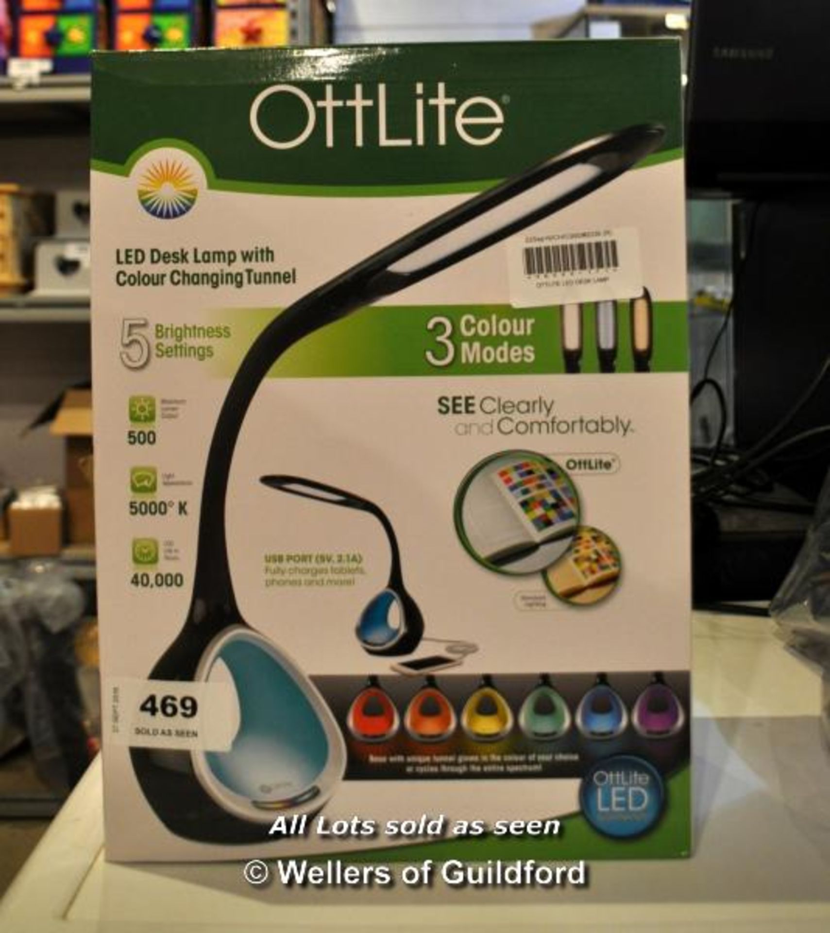 *OTTLITE LED DESK LAMP [2039]