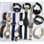 *Selection of thirteen mixed wristwatches (Lot subject to VAT)