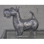 Christian Maas, Westie, aluminium sculpture, limited edition 3/49, 2011, with certificate, 39cm.