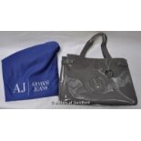 *Armani Jeans taupe tote bag with dust bag.(Lot subject to VAT)