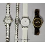 *Four ladies' wristwatches, Swatch, Citizen, Sekonda and Fossil (Lot subject to VAT)