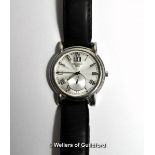 *Gentlemen's Herbelin wristwatch, circular cream dial with Roman numerals, date aperture and
