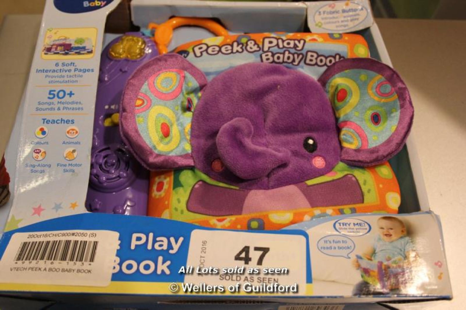 *VTECH PEEK A BOO BABY BOOK [2050]