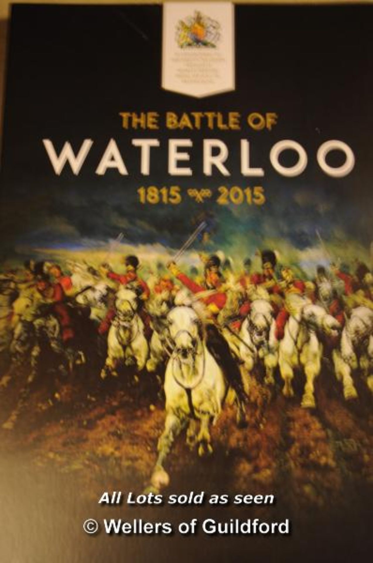 *BATTLE OF WATERLOO COIN COLLECTION WALLET NO COINS INCLUDED