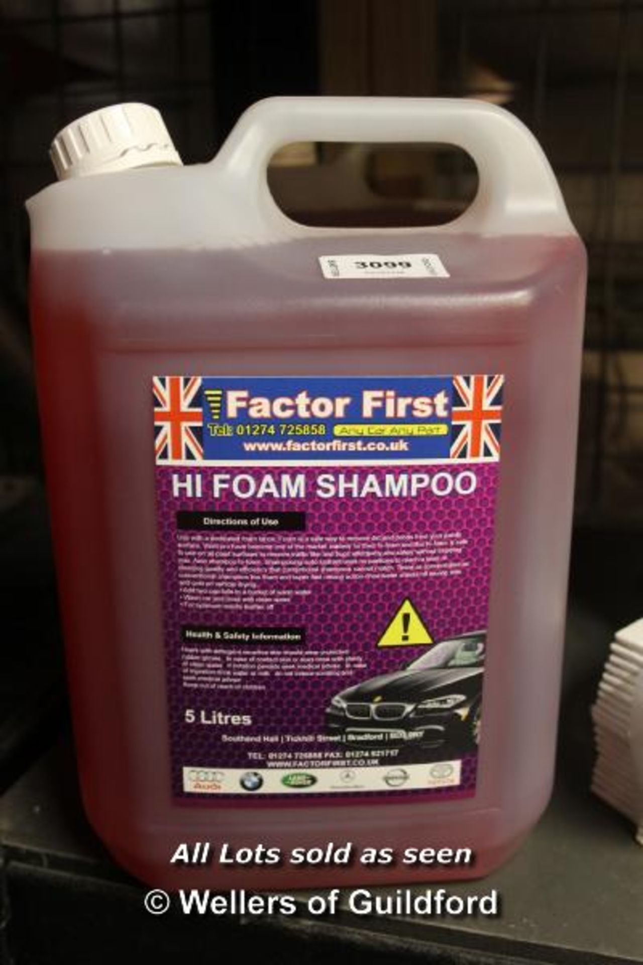 *NEW - FACTOR FIRST HI-FOAM WASH TRADE FOAM SHAMPOO [2055]