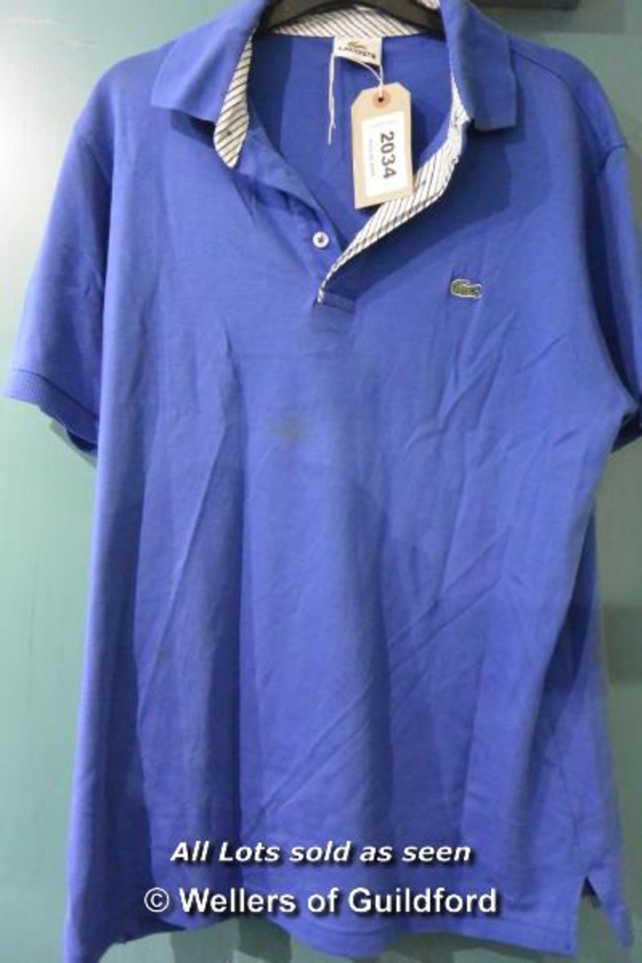 *LACOSTE - SHIRT - BLUE - SIZE 4 [328]