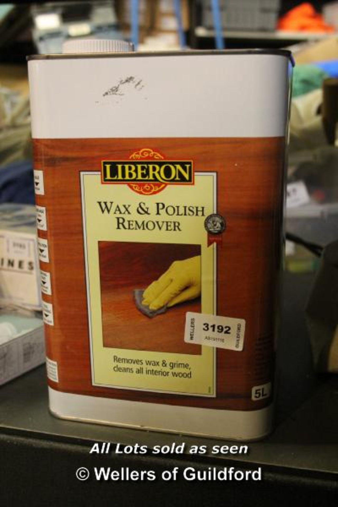 *NEW - LIBERON WAX & POLISH REMOVER 5 LITRE [2055]