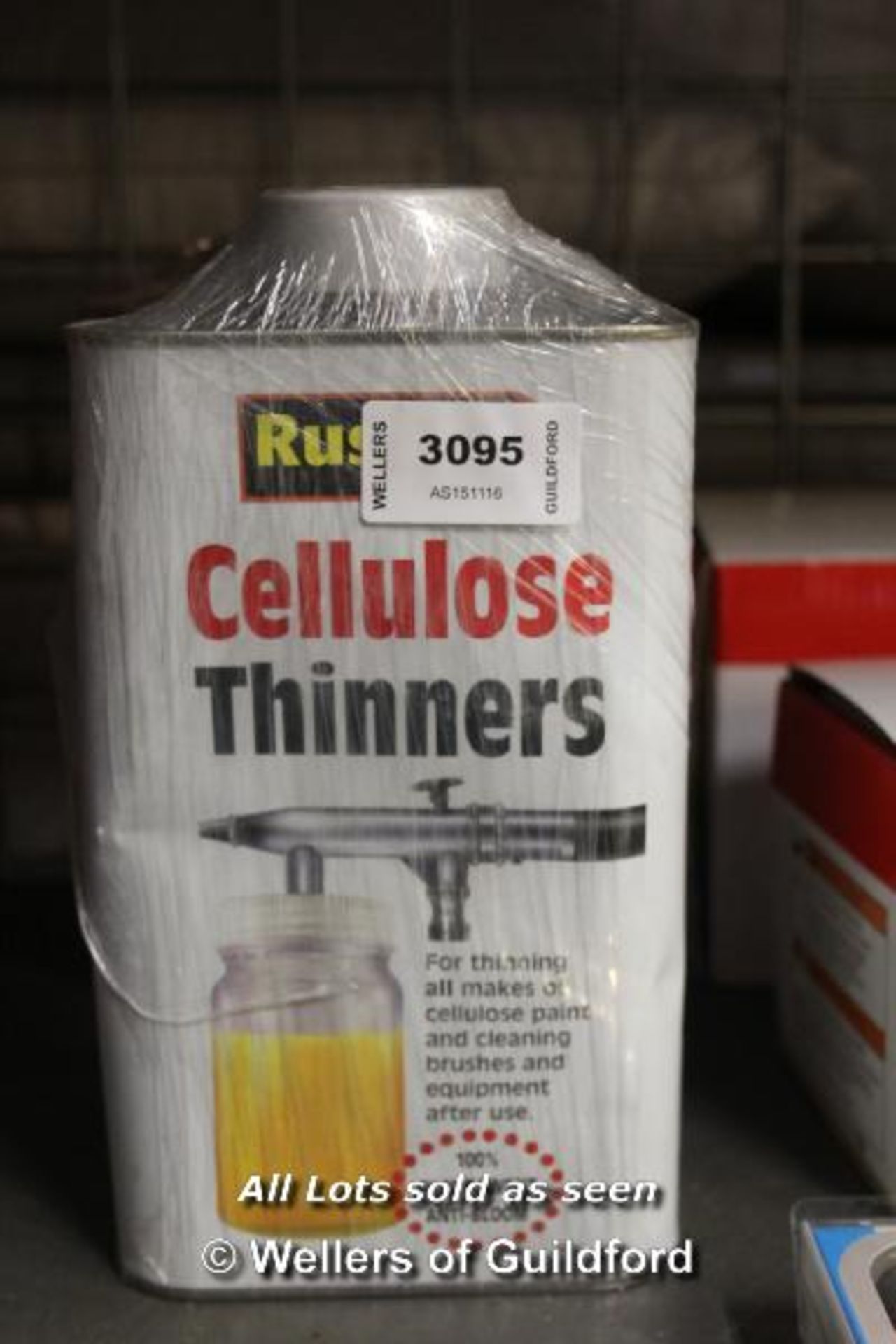 *NEW - CELLULOSE THINNERS 1 LITRE THINNERS & BRUSH CLEANERS [2055]