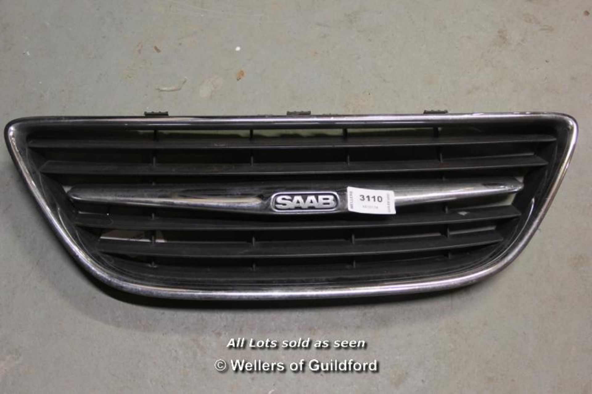 *SAAB 93 9-3 [03-07] CENTRE FRONT BAMPER GRILL GRIILE - 12787224 #2468 [2055]