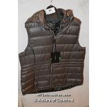 *LADIES NEW MARK NEW YORK BODY WARMER, BROWN, XL