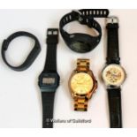 *Michael Kors wristwatch, with three others (Lot subject to VAT)