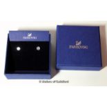 *Swarovski ear studs (Lot subject to VAT)