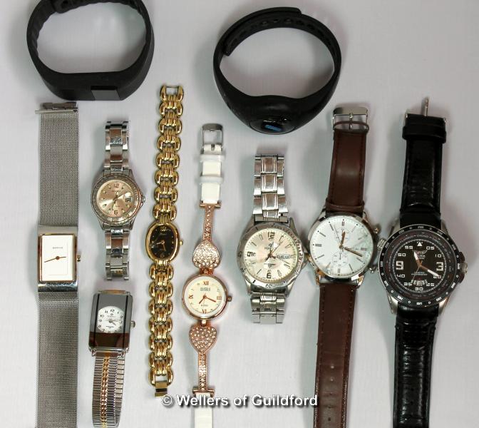 *Selection of ladies' and gentlemen's wristwatches (Lot subject to VAT)