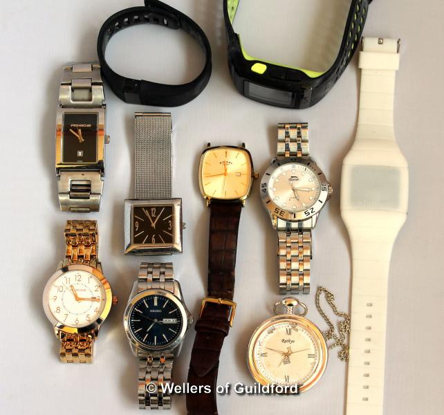 *Selection of mixed watches, including Seiko, Rotary (Lot subject to VAT)