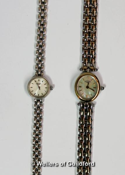 *Two ladies' Rotary wristwatches (Lot subject to VAT)