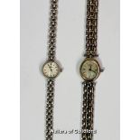 *Two ladies' Rotary wristwatches (Lot subject to VAT)
