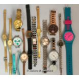 *Selection of thirteen ladies' wristwatches, including Skagen, Accurist, Sekonda (Lot subject to