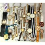 *Selection of twenty-eight ladies' wristwatches, including Sekonda, Bulova (Lot subject to VAT)