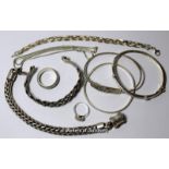 *Selection of mostly silver jewellery, gross weight 137.2 grams (Lot subject to VAT)