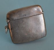 A small hinged top vesta case. Birmingham. Approx.