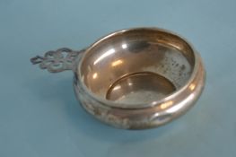 A Continental Sterling bleeding bowl with pierced