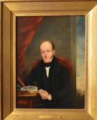 WILLIAM PATTEN: "Portrait of a Gentleman". Approx. 31 cms x 23 cms. Est. £100 - £150.