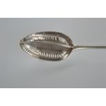 An unusual George III OE straining spoon. London 1