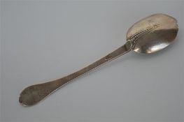 An early 17th Century dog nose spoon. Punchmark WS