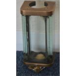 A phosphor bronze or brass and glass water gauge c