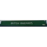 A British Railways (Southern Region) enamel sign w