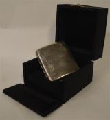 WANG HING: A Chinese hip shaped cigarette case wit