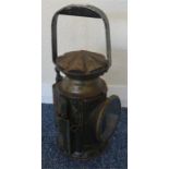 A Military three aspect hand lamp by Eastgate & So