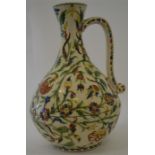 An 18th Century ewer of Persian design decorated w