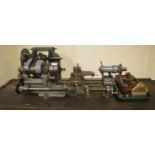 A Zyto Tyzack & Sons Ltd Model engineers lathe on