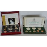 Two proof sets silver G. B. 2002, Trinidad and Tob