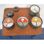 Four signal repeaters and an associated bell set t