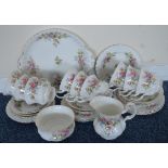 Decorative Royal Albert (Moss Rows) bone china tea