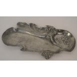 A stylish WMF sweet dish mounted with a lady with